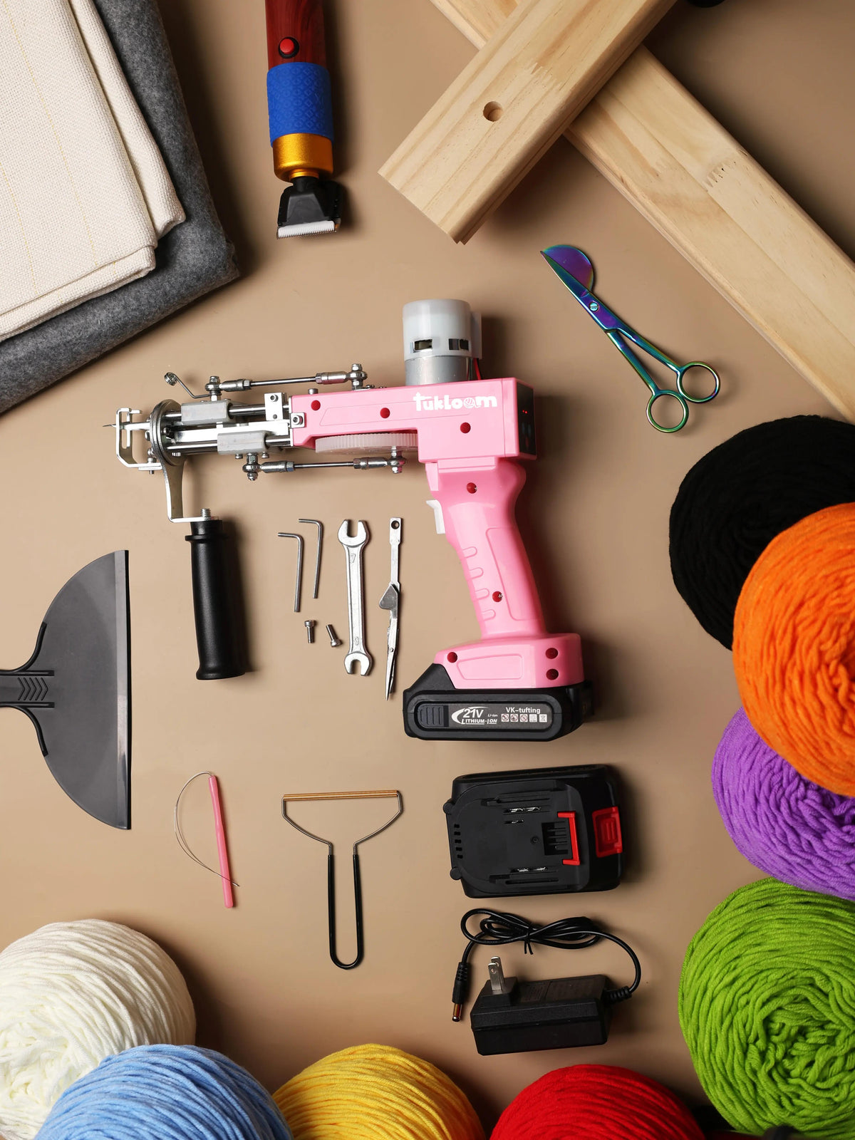 Tufting Starter Portable Kits (Cordless Edition)
