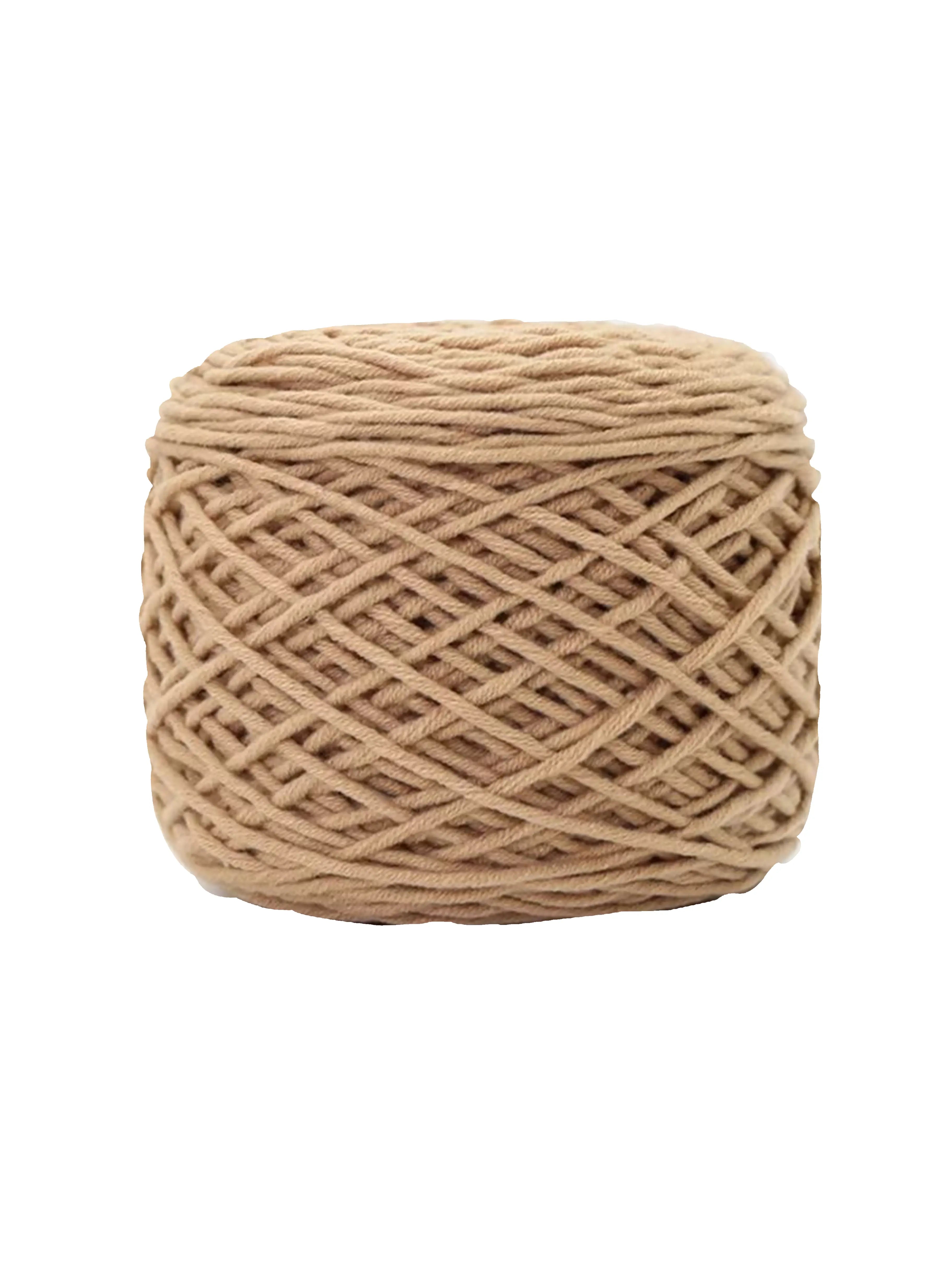 Cookie brown tufting yarn showcasing warm caramel-like shade