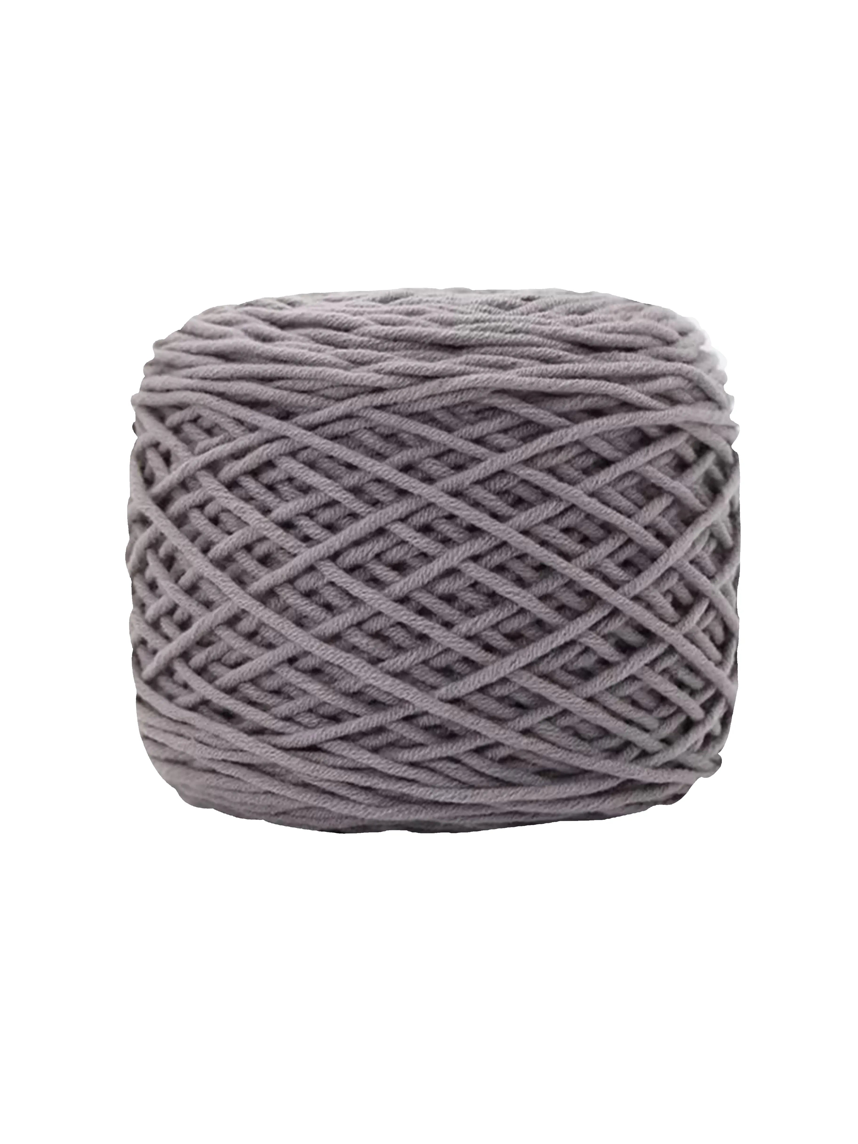 Dark creamy grey tufting yarn with soft warm undertone