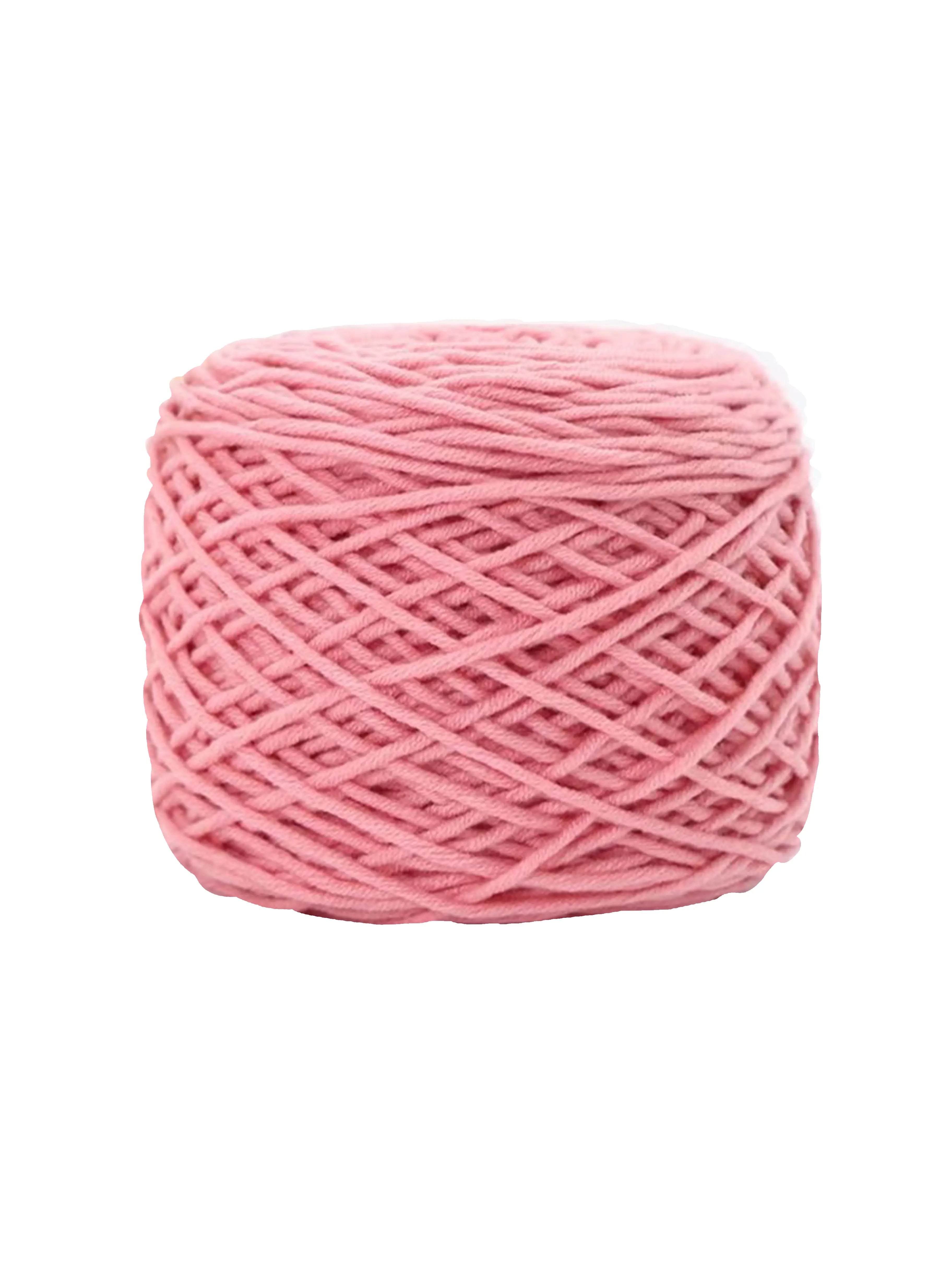 Mauve pink tufting yarn with soft purple-pink shade
