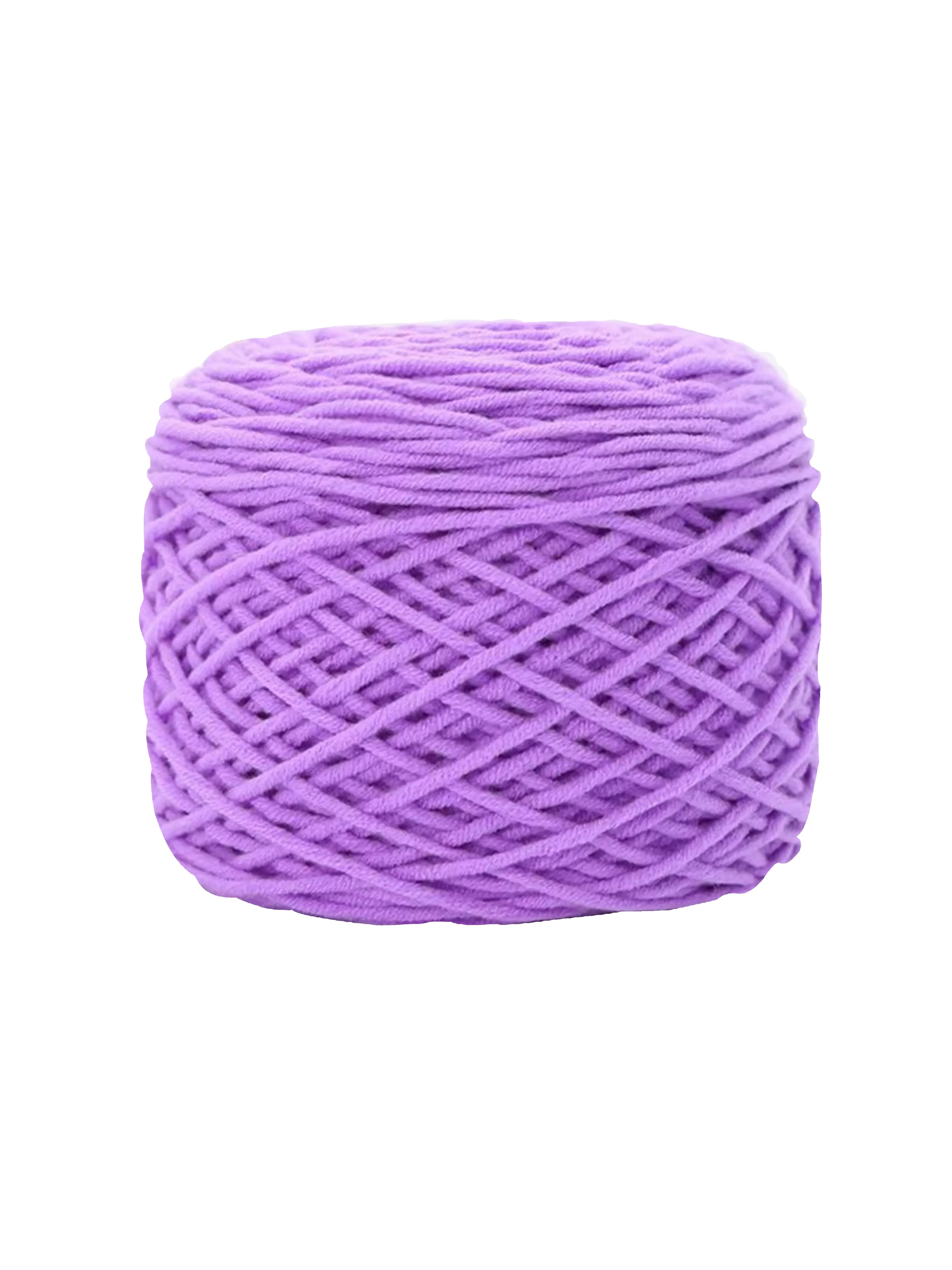 Wisteria purple tufting yarn showing soft lavender tone